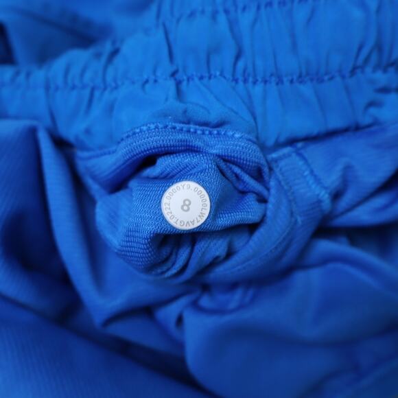 LULULEMON Hotty Hot Low Rise Short 4" Symphony Blue Running Active Women's 8 - Picture 6 of 6